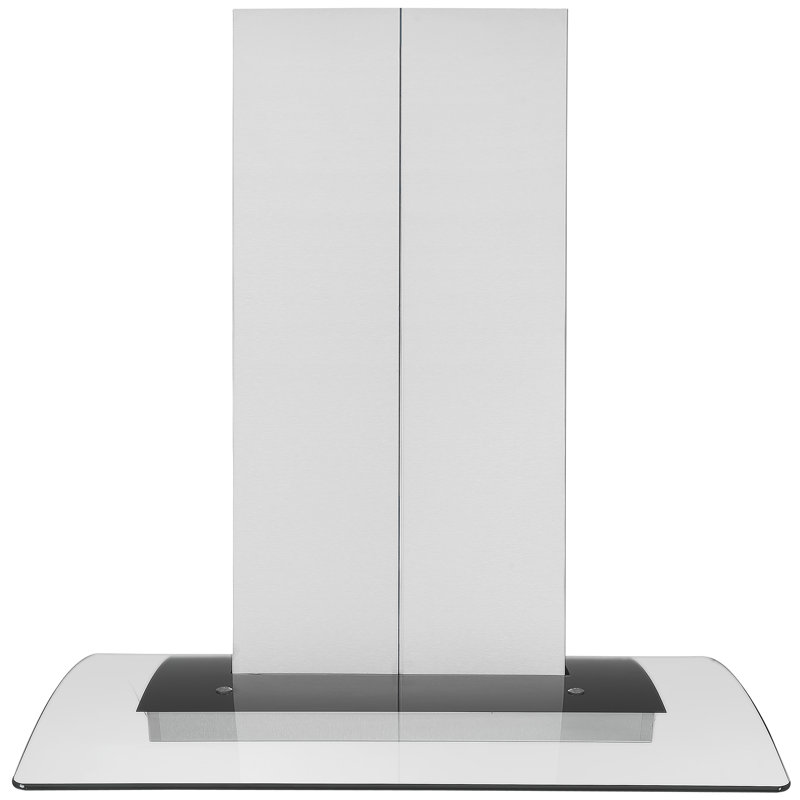 Ancona 36" Convertible Island Mount Glass Canopy Range Hood in Stainless Steel Wayfair